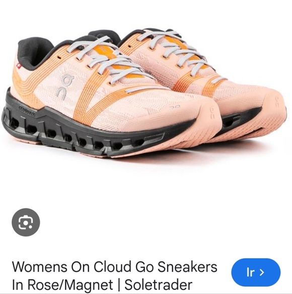 On Running Shoes - On Running Cloud Sneakers in Rose and Black
